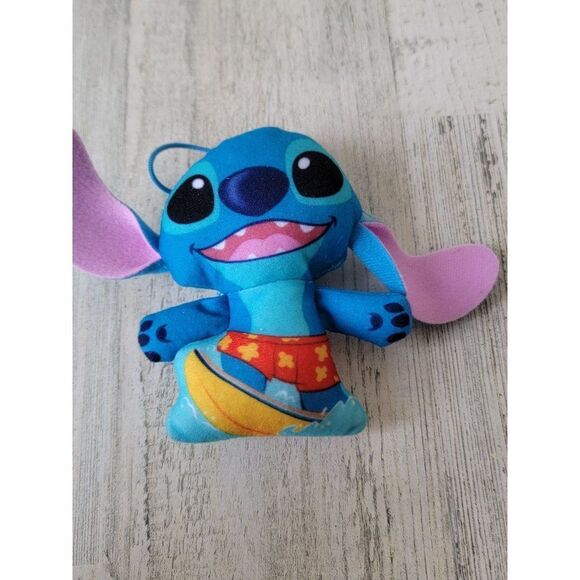 Lilo Stitch surfing Surfer plush keychain McDonald's toy figure - Picture 2 of 4